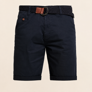 Wholesale Custom Mens Business Casual <b>Woven</b> Canvas 100% Cotton <b>Shorts</b> Summer Golf Mid Waist Plain Dyed Solid Comfort Custom Logo - Product Image 4