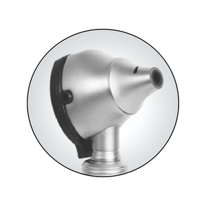 EUROBRIGHT F.O. Otoscope |   Entonnoirs auriculaires jetables |   Poignée en métal durable de taille C |   Certifié CE, usage hospitalier, chirurgie ORL - Product Image 2