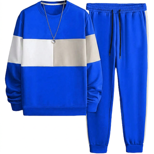 Conjunto Deportivo Unisex de Color Sólido, Sudadera con Cuello Redondo, Pantalones Deportivos, Manga Larga, Ropa Casual de Invierno, 100% Algodón Felpa, Estilo Urbano - Product Image 6