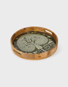 Bandeja de Madera de Acacia de Lujo Hecha a Mano, Bandeja de Servicio de Madera Maciza Premium para Uso en el Hogar, Hoteles y Restaurantes - Product Image 3