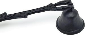 Éteignoir à bougie en métal avec long manche en forme de branche - pour éteindre les flammes des bougies, éteignoirs à bougie noirs - Product Image 3