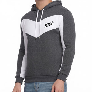 Fournisseur d'usine Sweat à capuche en polaire pour homme, coupe décontractée, avec cordon de serrage, chaud, pour l'extérieur et les occasions formelles, personnalisable - Product Image 1