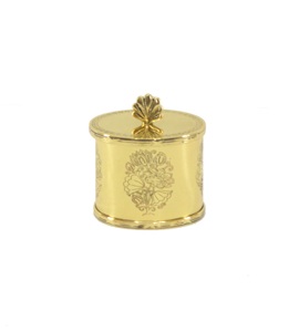 Exclusive Designer Metal Dry Fruit Box with <b>Mirror</b> Finish Lid for Premium Wedding and Event Favors - Product Image 1
