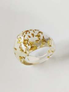 Handcrafted <b>Resin</b> <b>Ring</b> Handmade Fashion Jewelry for Women Lightweight Unique Statement <b>Ring</b> for Party Wedding and Daily Wear - Product Image 6