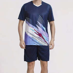 Conjunto de Tenis Personalizable para Jóvenes, Jersey Deportivo 100% Poliéster con Pantalones Cortos Transpirables, Ropa de Tenis Sublimada Personalizable - Product Image 5