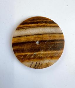 Cadran de montre en pierre d'œil de tigre naturelle, cadran de montre en pierre précieuse polie pour montres de luxe personnalisées - Product Image 5