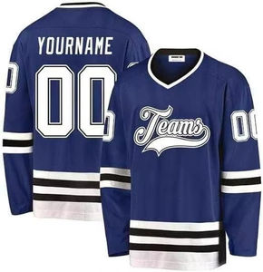 Maillot de Hockey sur Glace d'Entraînement à Séchage Rapide Manches Longues Nouvelle Collection Impression par Sublimation Logo Personnalisé Homme Polyester Respirant - Product Image 5