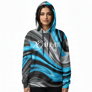 เสื้อฮู้ดดี้โอเวอร์ไซส์ยูนิเซ็กส์สไตล์ร่วมสมัย พร้อมลายพิมพ์ซับลิเมชั่นคุณภาพสูง สำหรับแฟชั่นสตรีทแวร์ - Product Image 1