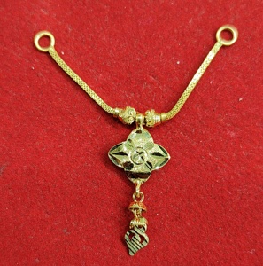 22k <b>Solid</b> <b>Gold</b> <b>Pendant</b> Traditional Indian Mangalsutra Centerpiece Tanmaniya For Women Wedding Fine Jewelry Real Yellow <b>Gold</b> - Product Image 1