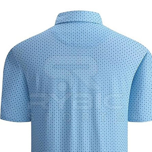 Chemises polo pour hommes, coupe moderne et élégante, imprimées, pour un port confortable, avec impression haute résolution. - Product Image 4