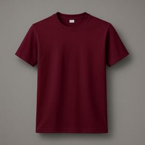 Camiseta Clásica para Hombre, Manga Corta, Cuello Redondo, Algodón Liso, Logotipo Personalizado, Ropa Casual - Product Image 3