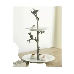 Bandeja de tartas para fiesta de boda, soporte decorativo de tamaño personalizado, diseño moderno, de Metal, superventas, Moderno - Product Image 1