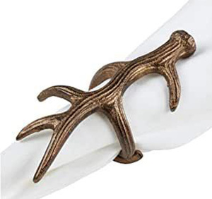 Anillos de Servilleta Ecológicos de Metal Plateado con Diseño de Caballito de Mar, Estilo Náutico Moderno, de Linea Exports Inc, para Fiestas - Product Image 5