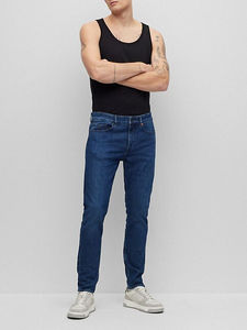 Pantalones Vaqueros de Mezclilla para Hombre, Corte Slim Recto, Ajuste Regular, Pantalones Largos Cómodos, Último Estilo para Uso Casual, ODM - Product Image 2