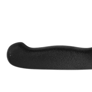 Couteaux à désosser à manche noir avec lame étroite argentée, poignée ergonomique incurvée et protège-doigts pour la découpe de viande et la boucherie - Product Image 5