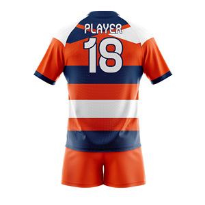 Custom Rugby Team Uniform Breathable Rugby Jersey And Shorts Set OEM ODM Rugby Sportswear Manufacturer Private Label Supplier - Product Image 4