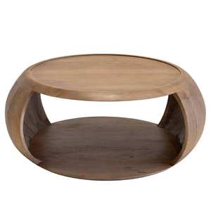 Mesa de Centro Portátil de Madera Maciza, Mesa Auxiliar, Mueble Moderno y Duradero, Fácil de Limpiar, Ecológico, para el Hogar, Restaurantes y Oficinas - Product Image 1