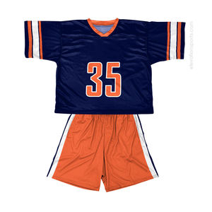 Ensemble jupe et maillot de lacrosse rose magenta personnalisé, col en V, jersey réversible, uniforme respirant, équipement d'équipe - Product Image 4