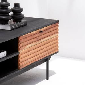 Consola Media Vandana Novara Cresta, Mueble de Entretenimiento Moderno de Madera Sólida con Diseño Minimalista - Product Image 4