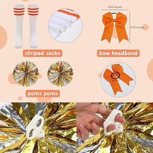 Uniformes de porristas personalizados al por mayor con servicio OEM para niños y adultos, impresión por sublimación, tela de spandex/poliéster - Product Image 5