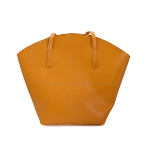 Sac fourre-tout chic pour femme, grande capacité, en cuir véritable, sac à main pour femme, logo personnalisé, fermeture à glissière, look polyvalent et unique, fabrication OEM - Product Image 4