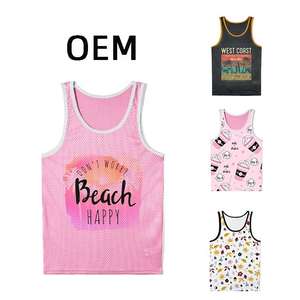 Servicio OEM, Chalecos Personalizados con Impresión, Unisex, Verano, Transpirables, Casuales, 100% Poliéster, Secado Rápido, con Muestra Gratis - Product Image 1