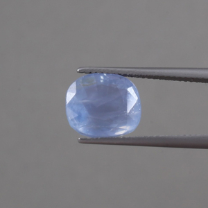 Saphir bleu naturel certifié IGI en vrac pour la vente en gros |   Coupe coussin 11x10mm |   Saphir clair de 6,38 carats pour la fabrication de bijoux | - Product Image 1