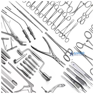 153 Piece Stainless Steel <b>Neurosurgery</b> <b>Instrument</b> Set Manual Surgical Tools Titanium Fiber Forceps Scissors Clamp Kit - Product Image 5