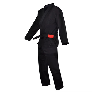 Kimono de Jiu-Jitsu pour enfants, tissage perlé, 100% coton, léger, durable, avec ceinture blanche, logo BJJ sur le devant - Product Image 3