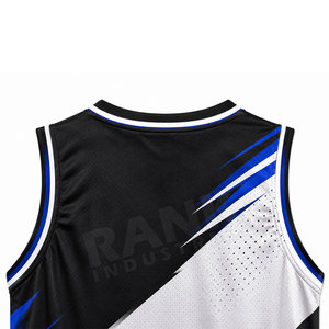 Maillots de basket-ball fabriqués par un fabricant professionnel, design sublimé, coutures durables - Product Image 5