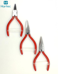 High Quality Precision Flat Nose Jewelry Pliers Red Handle Smooth Jaw <b>Wire</b> Shaping <b>Craft</b> Hand Tool For Jewelry Manufacturer - Product Image 3