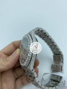 นาฬิกาข้อมือผู้ชาย AARVA JEWELS หรูหรา ตัวเรือนสแตนเลสสตีล ขนาด 25 มม. กระจกแซฟไฟร์ ระบบดิจิตอล ตัวล็อคแบบซ่อน ดีไซน์วินเทจ กันน้ำ 3BAR - Product Image 4