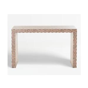 Cajón con Incrustaciones de Hueso de ILAHI, Diseño Moderno con Detalles de Ágata, Mueble Portátil para el Hogar - Product Image 3