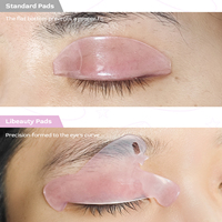 Protectores Planos para Lifting de Pestañas Coreano, Almohadillas para Lifting de Pestañas con Loción Permanente No.1, Protectores Suavizantes para Pestañas para un Lifting Coreano Fácil