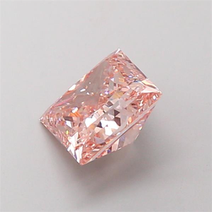 Exquise pierre précieuse rose de 1 carat, taille princesse, offrant un éclat symétrique d'élite et une clarté de couleur intense exceptionnelle. - Product Image 4