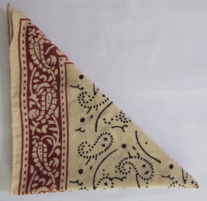 Pañuelos al por mayor con estampado de bloques, hechos a mano, ecológicos y suaves, 100% algodón, bufandas con estampado indio, regalo boutique para ella - Product Image 5