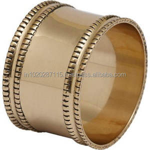 Elegant decorative <b>rustic</b> metal napkin ring for farmhouse <b>dining</b> <b>table</b> <b>settings</b> during family gatherings special celebrations - Product Image 4