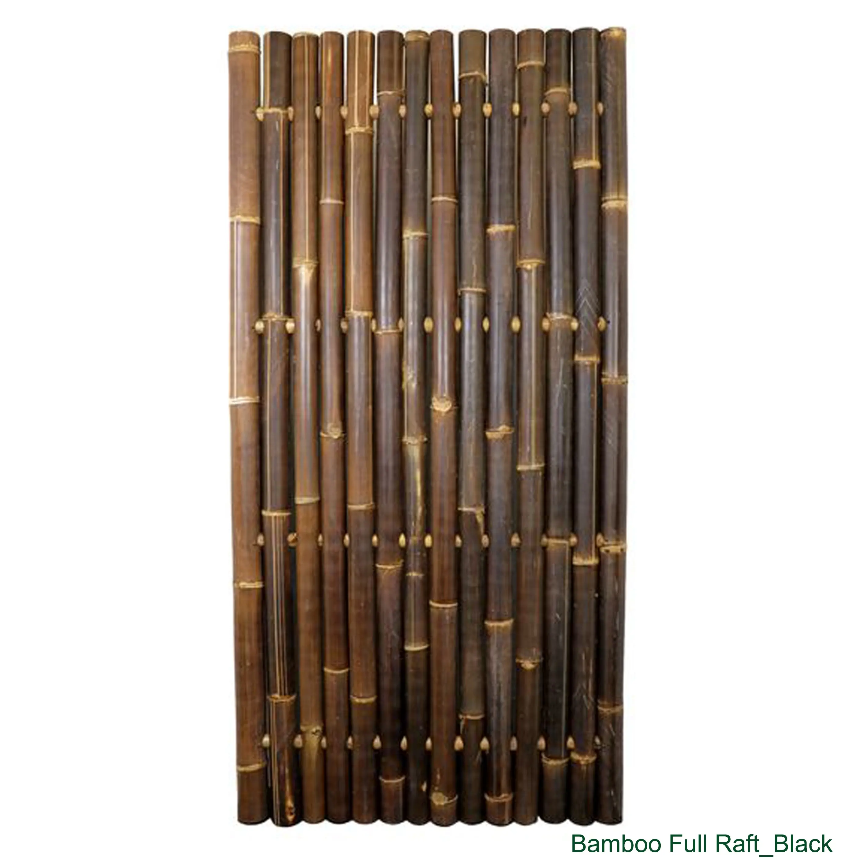 Pannelli di colore nero e naturale di bambù ecologici naturali economici del recinto del giardino di bambù per la decorazione domestica interna