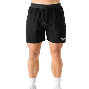 Shorts de course pour hommes, séchage rapide, respirants, légers, taille mi-haute, avec cordon de serrage, pour l'entraînement, le fitness, les sports et le quotidien - Product Image 1