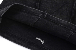 Camiseta Negra para Hombre con Efecto Ácido, Camisetas Lisas para Imprimir, 100% Algodón, Camisetas Estampadas, Camiseta Oversize, Camiseta Casual de Jersey - Product Image 6