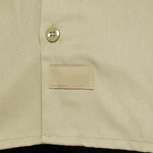 Camisa de Trabajo de Seguridad Resistente al Fuego de Manga Corta para Hombre, Algodón Naranja Transpirable, Resistente al Agua, Dos Bolsillos en el Pecho, Impresión Serigrafiada - Product Image 6