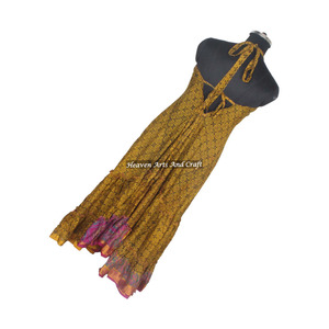 Sari de Seda / Shari, Ropa Tradicional India y Pakistaní para Mujer, Estilo Hippie Bohemio, Cuello en V, Prendas Vintage, Precio al por Mayor, Surtido - Product Image 5