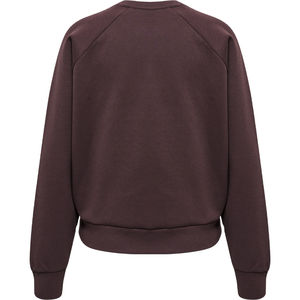 Sudadera de cuello redondo para mujer, manga raglán, color liso, de felpa francesa, top corto, sudadera de manga larga - Product Image 2