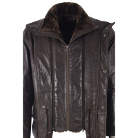 Manteau long en cuir de vache véritable pour homme avec col en fourrure amovible, manteau d'hiver en cuir de qualité supérieure, fabricant ODM sur mesure