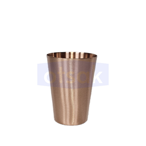 Verre à boire en cuivre pur écologique, finition polie, grande capacité pour l'eau, bien-être ayurvédique, cuisine, restaurant - Product Image 3