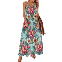 Vêtements de détente Private Label Curvy Mumu à motifs bohèmes sublimés haute définition pour marques de boutiques, vente en gros