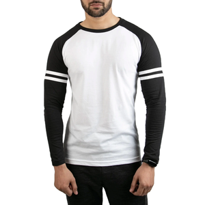 T-shirt uni à manches longues pour homme, qualité supérieure, col rond, vente en gros - Product Image 6