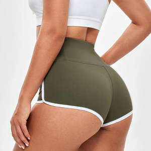 Shorts de yoga et de sport taille haute personnalisés pour femmes, extensibles, grandes tailles, été - Product Image 6