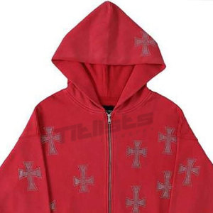 Chándal informal con logotipo personalizado y pedrería al mejor precio, chándal de pedrería de súper calidad para correr - Product Image 4