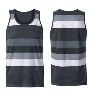 Camiseta sin Mangas para Hombre, Cuello Redondo, de Secado Rápido, para Deporte, Running, Gimnasio, Transpirable, Estampada, Ligera, Precio Económico, Nueva Llegada - Product Image 2